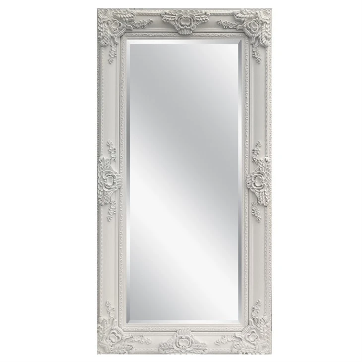 Solid Wood Decorative Floor Mirror