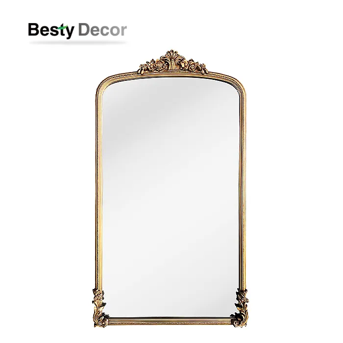 거실을 위한 도매 대형 스탠딩 플로어 목재 프레임 거울